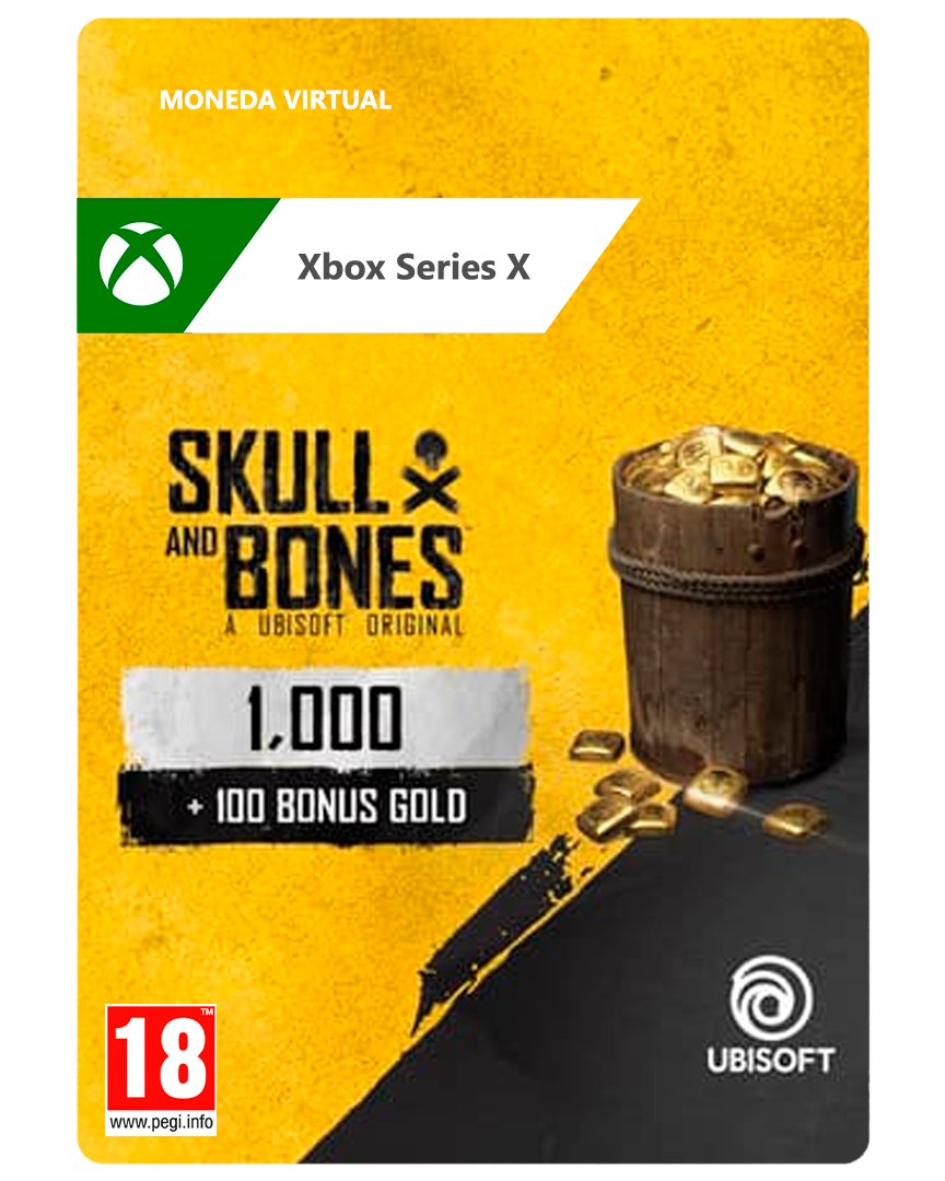 Skull & bones 1100 monedas de oro