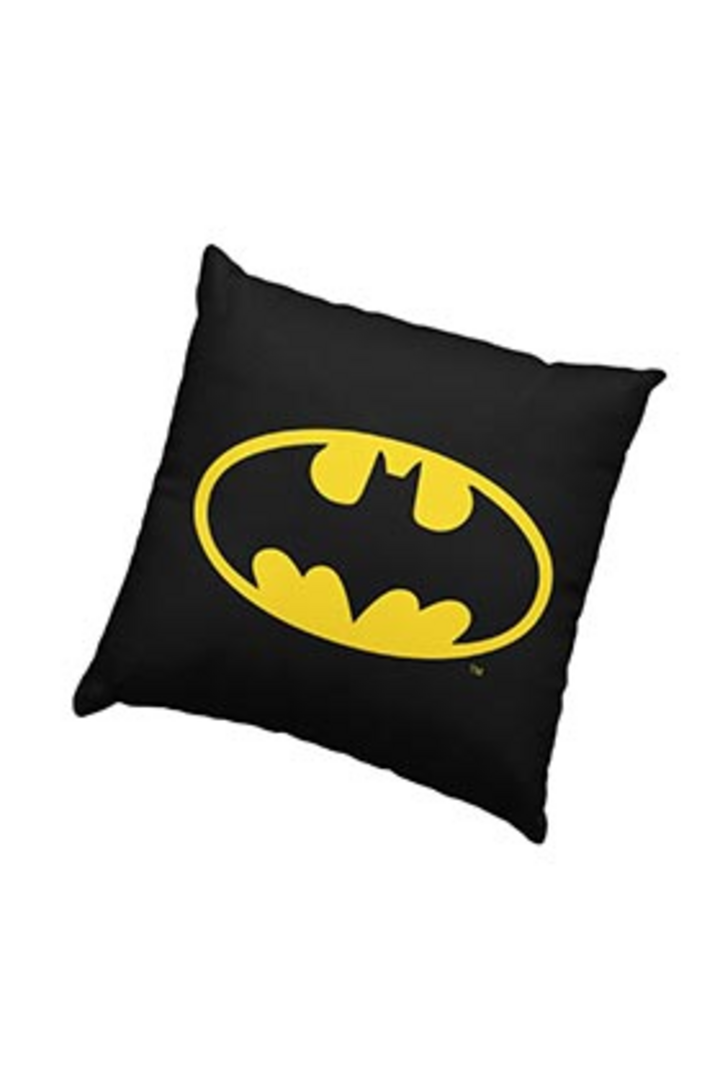 Batman simbolo cojin cuadrado dc comics envasado al vacio