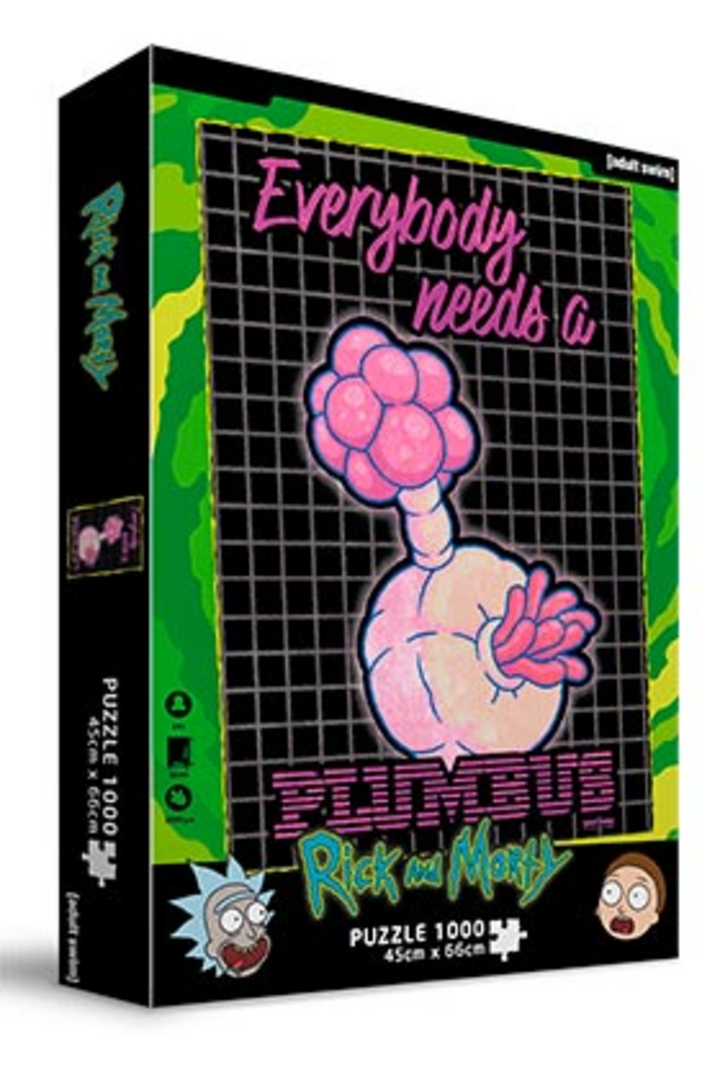 Puzle 1000 Plumbus Rick Y Morty
