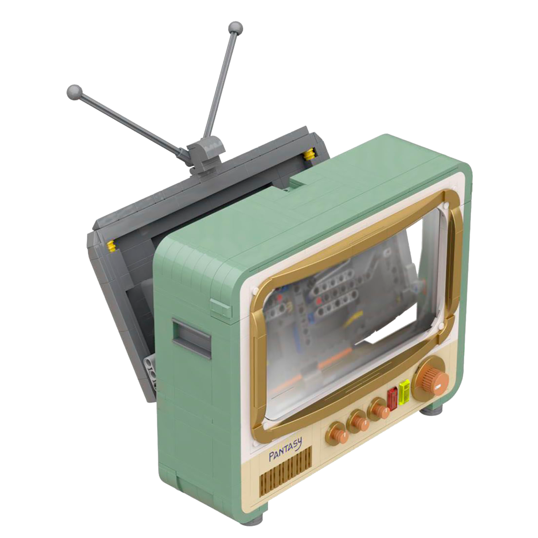 Retro tv set construcción 26 cm joyside series