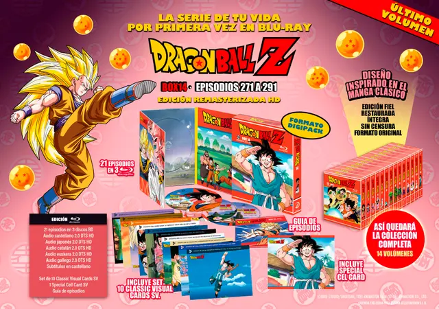 Comprar Dragon Ball Z Box 14 Episodios 271 a 291 Edición Bluray Estándar Blu-ray
