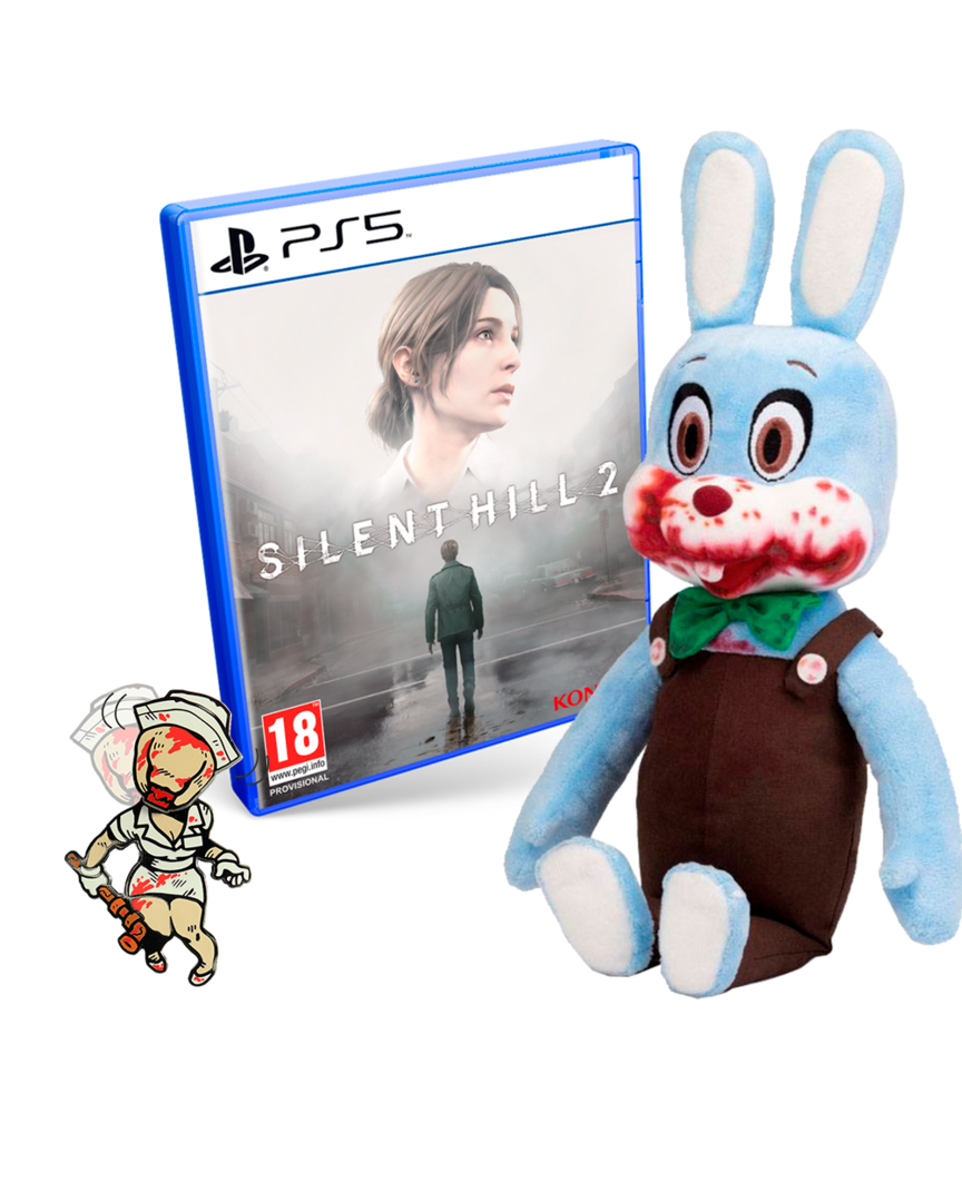 Silent Hill 2 + Peluche Blue Robbie Silent Hill 41cm