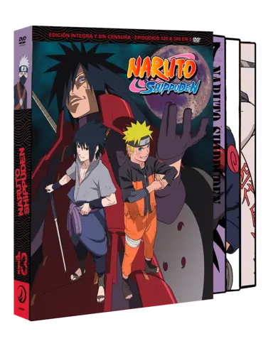 Naruto Shippuden Box 13 Episodios 320 A 345 Edición DVD