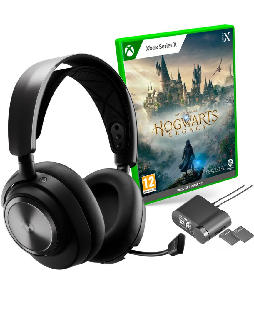 Auriculares Gaming Arctis Nova Pro X Inalámbricos Steelseries + Hogwarts Legacy