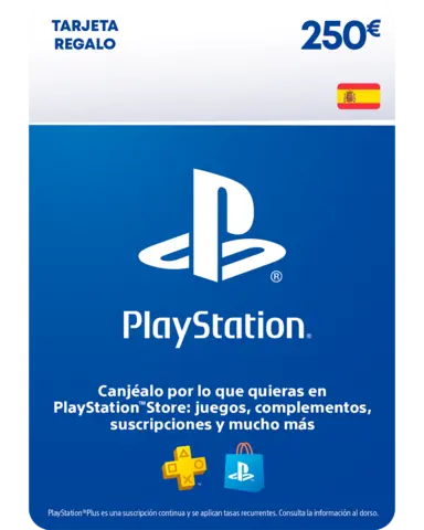 Comprar Tarjeta regalo de Playstation 250€ PlayStation Network