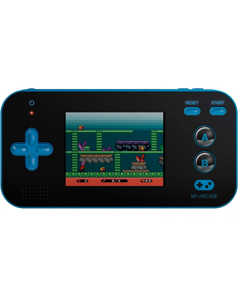 Consola retro gamer negra/azul 220 juegos