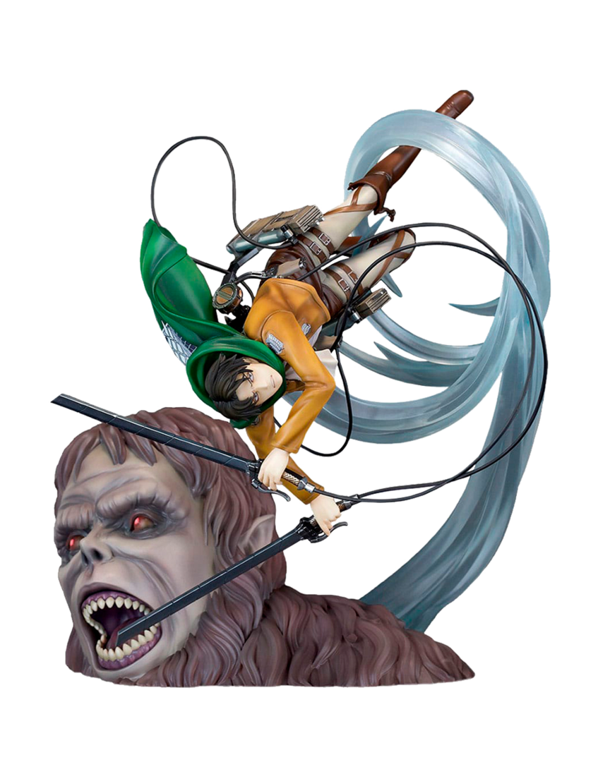 Figura levi vs. beast titan attack on titan 1/7 proof