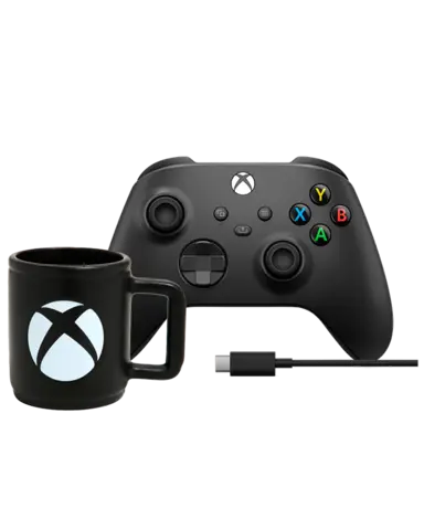 Comprar Mando Inalámbrico Carbon Black + Cable USB-C + Taza Oficial Xbox Xbox Series