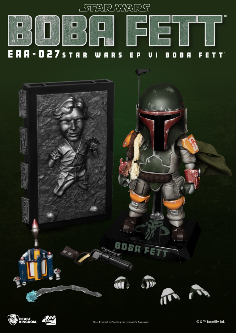 Figura Egg Attack Star Wars Episodio Vi Boba Fett