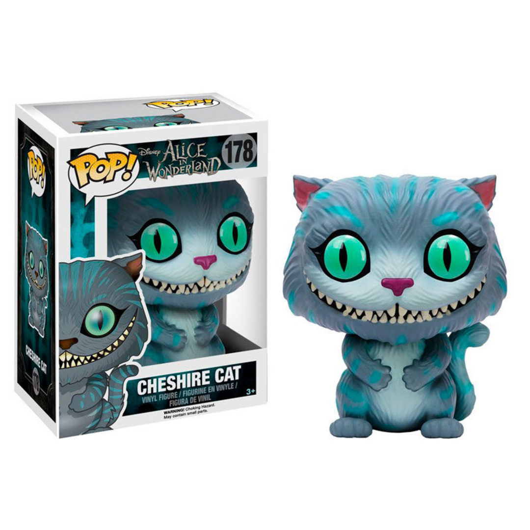 POP Funko Disney: Alice - Chessur - Cheshire Cat - Alice In Wonderland - Figura de Vinilo Coleccionable - Idea de Regalo- Mercancia Oficial - Juguetes para Niños y Adultos - Movies Fans