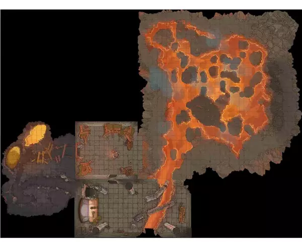 Reservar Set Dungeons & Dragons - Icons Of The Realms: Red Dragon's Lair: Adventure in a Box Wizkids (Ingles) Figuras