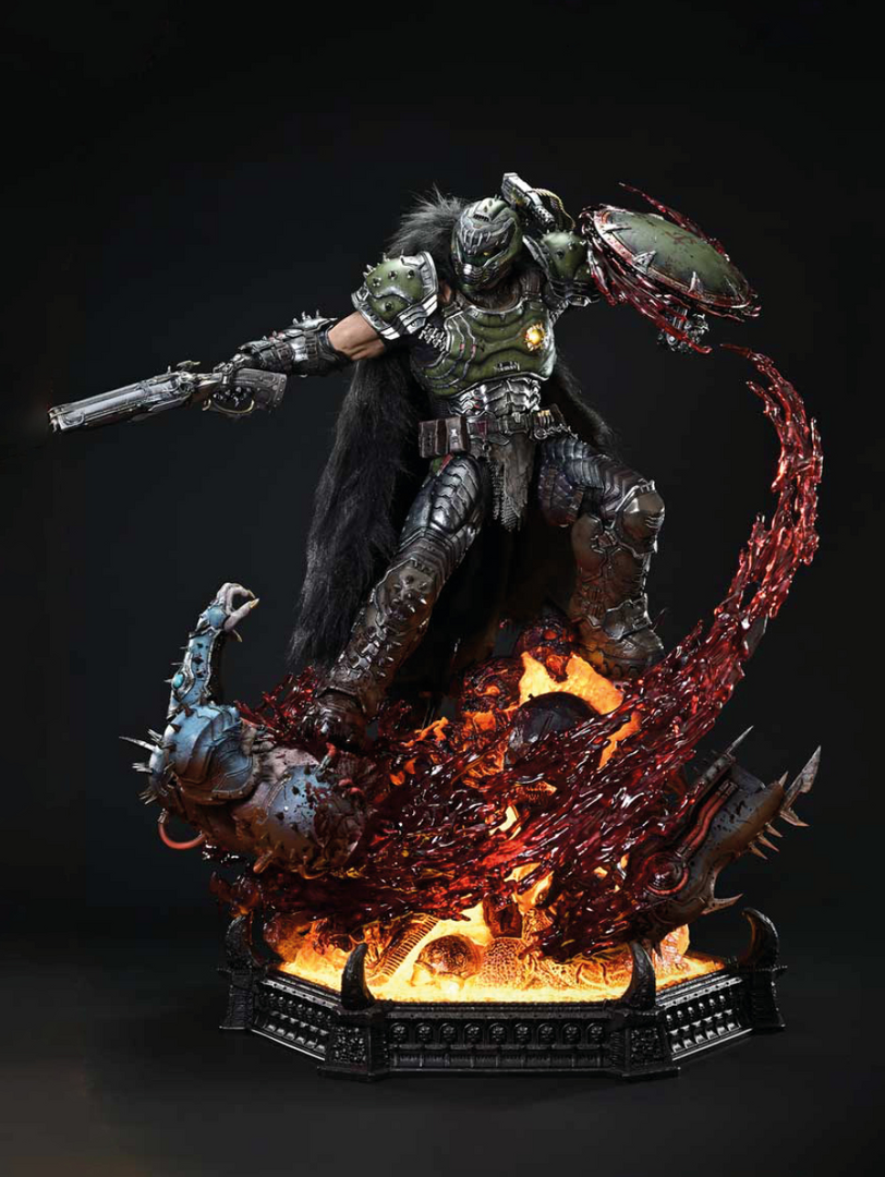 Estatua doom slayer doom: the dark ages ultimate premium masterline dx bonus ver. 1/4 prime 1 studio