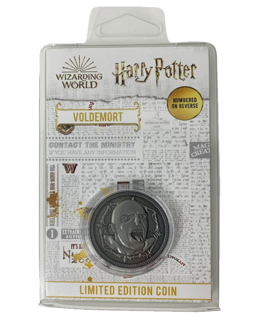 Moneda Coleccionable Lord Voldemort Harry Potter Edición Limitada