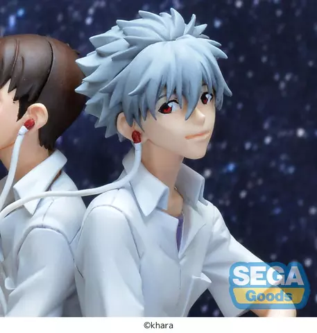 Reservar Figura Kaworu Nagisa Evangelion Shinji & Kaworu Kaworu Ver. Luminasta Sega 17cm Figuras Estándar