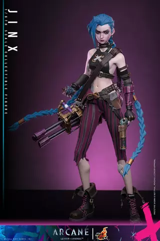 Reservar Figura Jinx Arcane League of Legends 1/6 Hot Toys Figuras Estándar