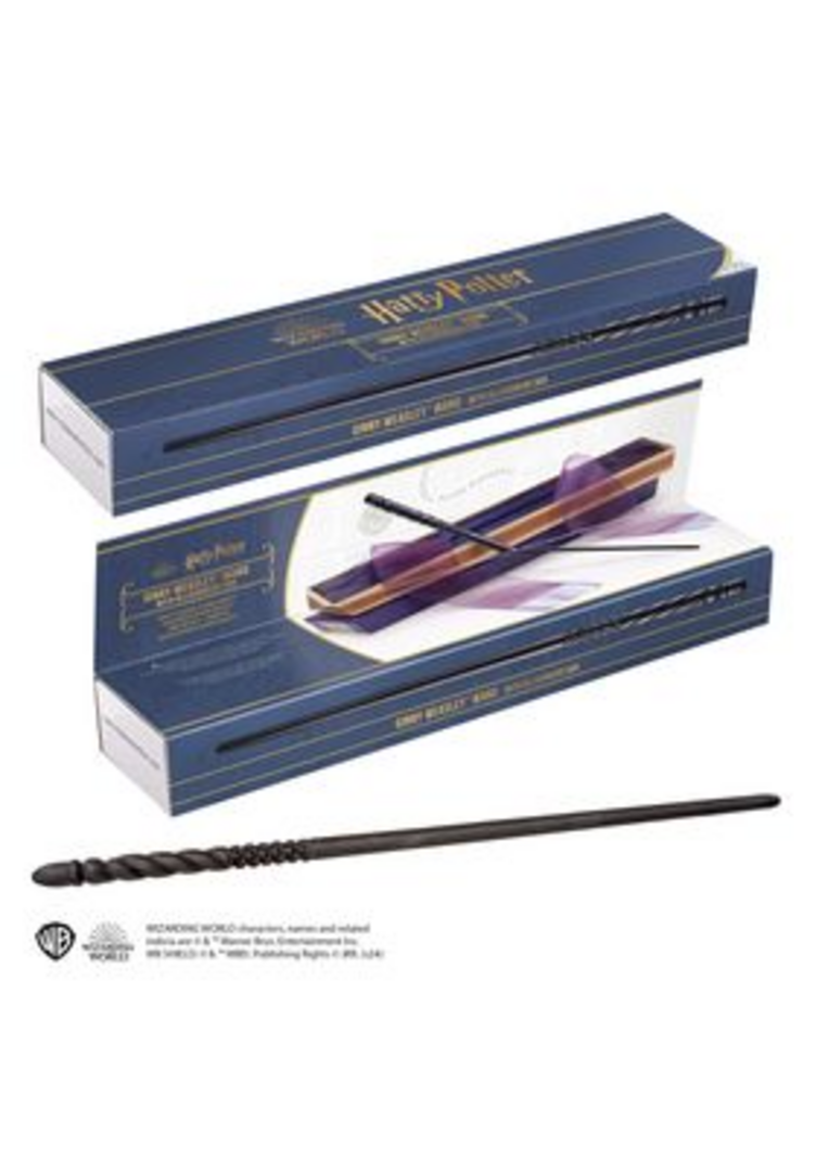 Ginny weasley varita 36 cm en caja de ollivanders harry potter