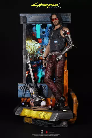 Comprar Estatua Johnny Silverhand Cyberpunk 2077 34 cm Figuras Estatua Johnny Silverhand 34cm