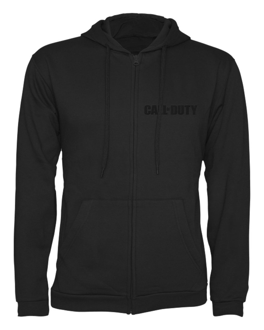 Sudadera negra call of duty: cold war protect talla s