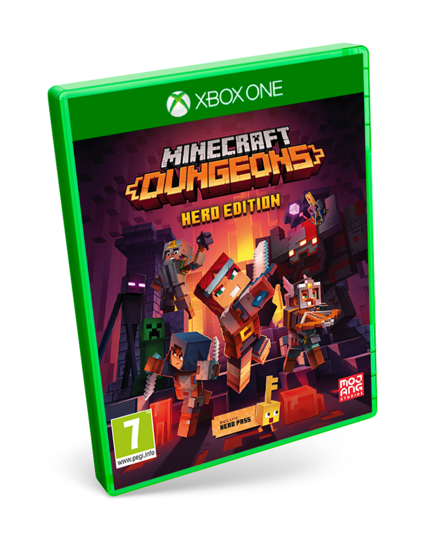 Minecraft Dungeons Hero Edition, Xbox One/Series X - Disc