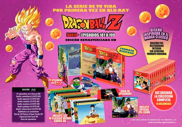 Comprar Dragon Ball Z Box 10 Episodios 181 A 199 (19 Episodios) Edición Blu-ray Estándar Blu-ray