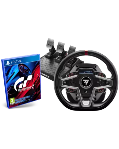 Comprar Gran Turismo 7 + Volante T248 Thrustmaster PS4 Pack Black Series