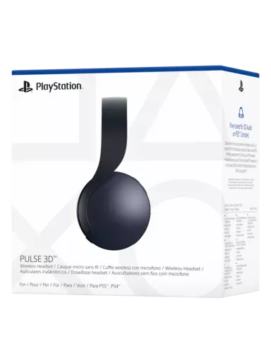 Comprar Auriculares Sony Pulse 3D Negros - PS5, Estándar, Auriculares, Oficial Sony