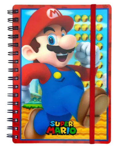 Comprar Cuaderno A5 Espiral Tapas 3D Super Mario Estándar