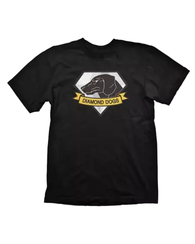 Camiseta Negra Diamond Dogs Metal Gear Talla S