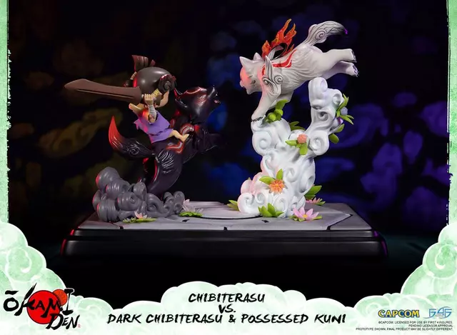 Comprar Estatua Chibiterasu vs.Dark Chibiterasu & Possessed Kuni Okamiden 33 cm Figuras