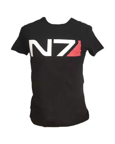 Comprar Camiseta Negra Logo Clásico N7 Mass Effect Adromeda Talla S Talla S