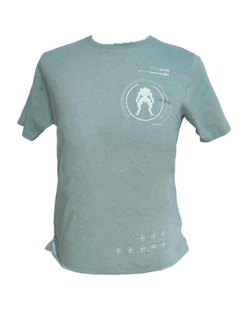 Camiseta turquesa titanfall 2 talla l