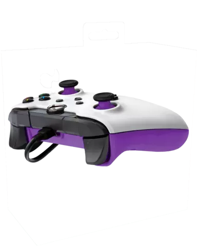 Comprar Mando Neon Blanco/Púrpura con Cable Licenciado Xbox Series