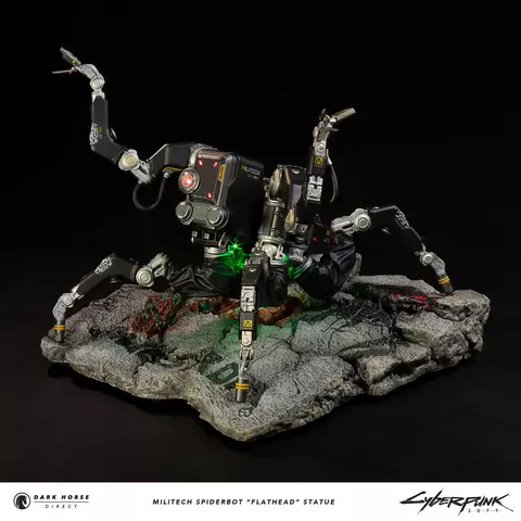 Comprar Estatua Militech Spiderbot “Flathead” Cyberpunk 2077 25 cm Figuras screen 3