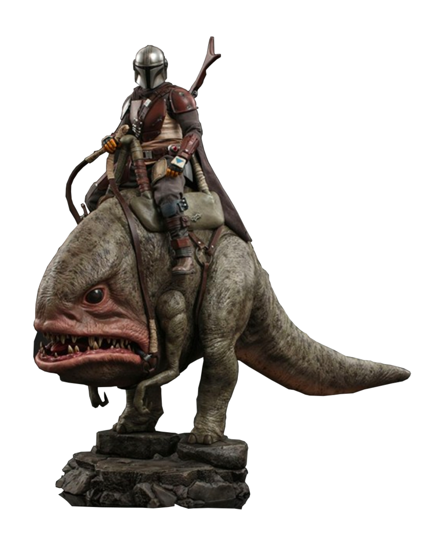 Figura Mandalorian & Blurrg The Mandalorian 37 cm