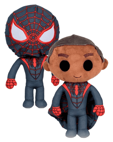Spiderman/Miles Morales Peluche Reversibile Spider-Man Marvel 8 Cm