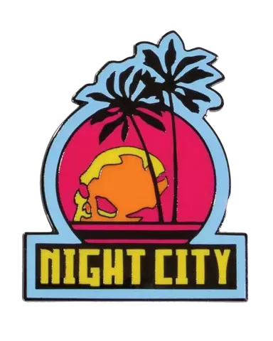 Comprar Imán Emblema Night City 5 cm Cyberpunk 2077 Imán Emblema Night City