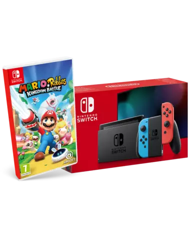 Comprar Nintendo Switch JoyCon Neon + Mario + Rabbids: Kingdom Battle Switch Nintendo Switch Neon + Mario + Rabbids: Kingdom Battle