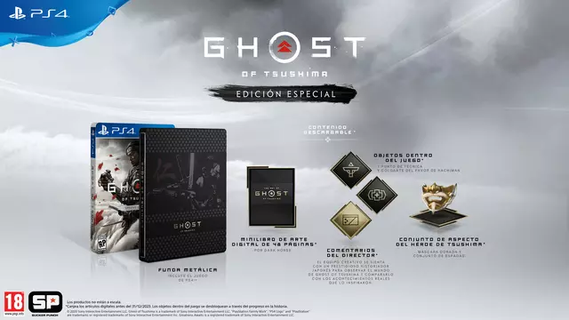 Comprar Ghost of Tsushima Edición Especial PS4 Limitada