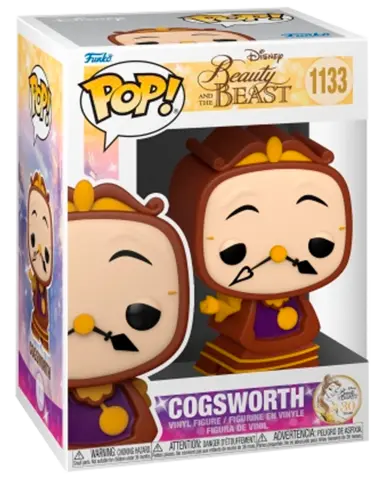 Comprar Figura POP! Cogsworth La Bella y la Bestia Disney 9 cm Figuras de Videojuegos