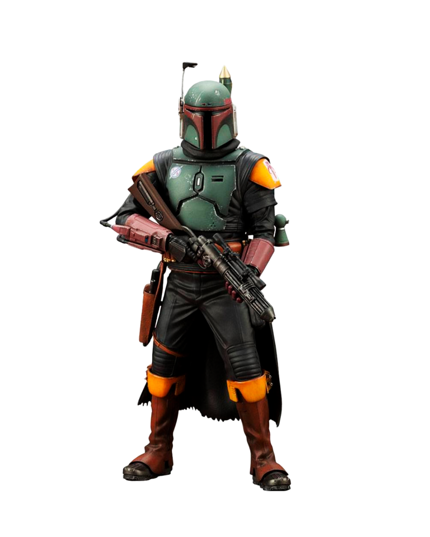 Figura white armor star wars: the book of boba fett 18 cm