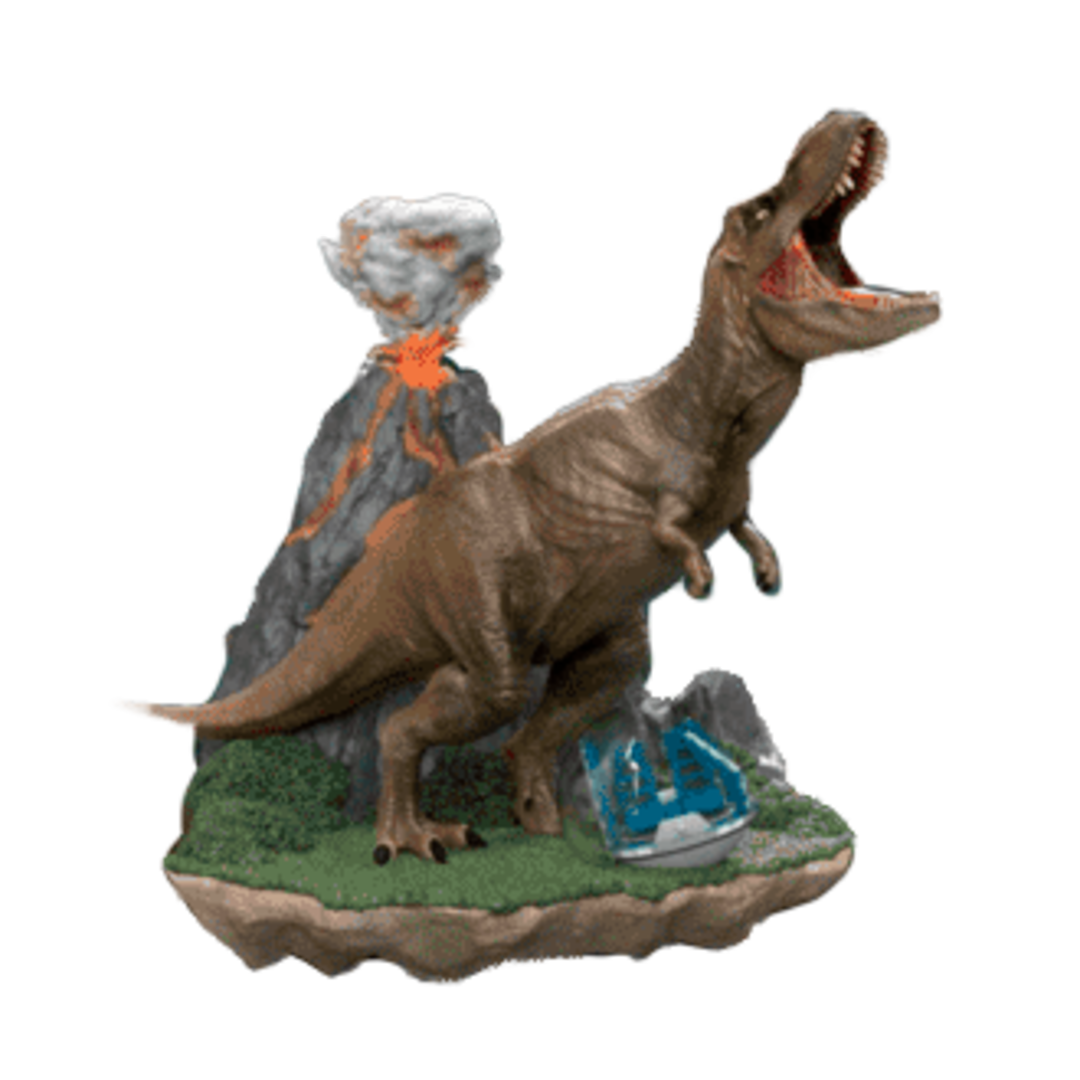 Figura dstage jurassic world el reino caido t-rex