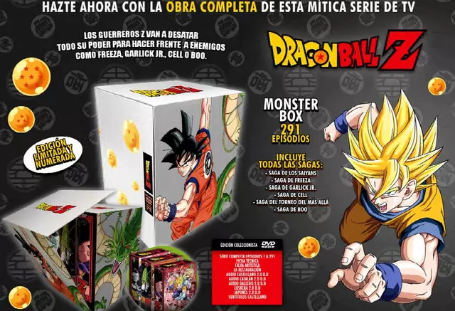 Comprar Dragon Ball Z Monster Box Edición Coleccionista 2022 Coleccionista DVD