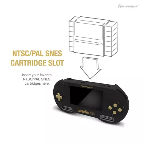 Reservar Consola Portátil SupaBoy Super NES/Famicom Edición Black Gold Estándar