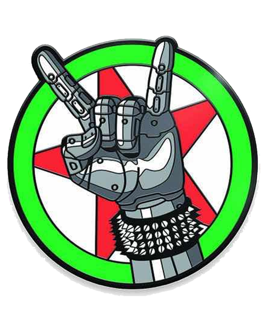 Pin emblema johnny silverhand 4 cm cyberpunk 2077