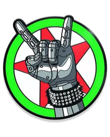 Pin Emblema Johnny Silverhand 4 cm Cyberpunk 2077