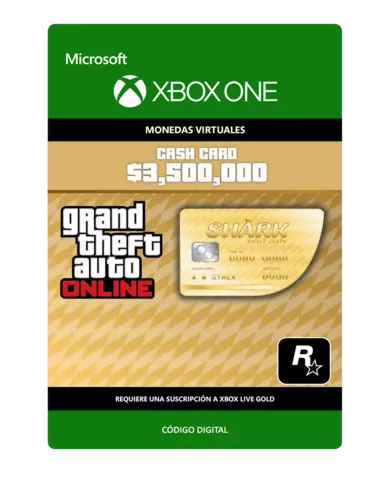 Comprar Grand Theft Auto V: Whale Shark Card Xbox Live Xbox One