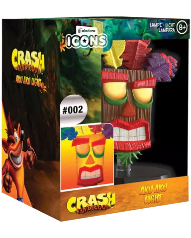 Comprar Crash Bandicoot 4: It's About Time + Lámpara 3D Aku Aku + Set de 5 Chapas Crash Bandicoot  Switch Pack Lámpara Aku Aku