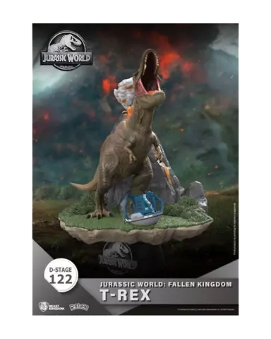 Comprar Figura Dstage Jurassic World El Reino Caido T-Rex Figuras