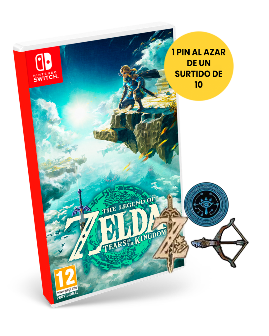 The Legend of Zelda: Tears of the Kingdom + Pin Coleccionista The Legend of Zelda al Azar