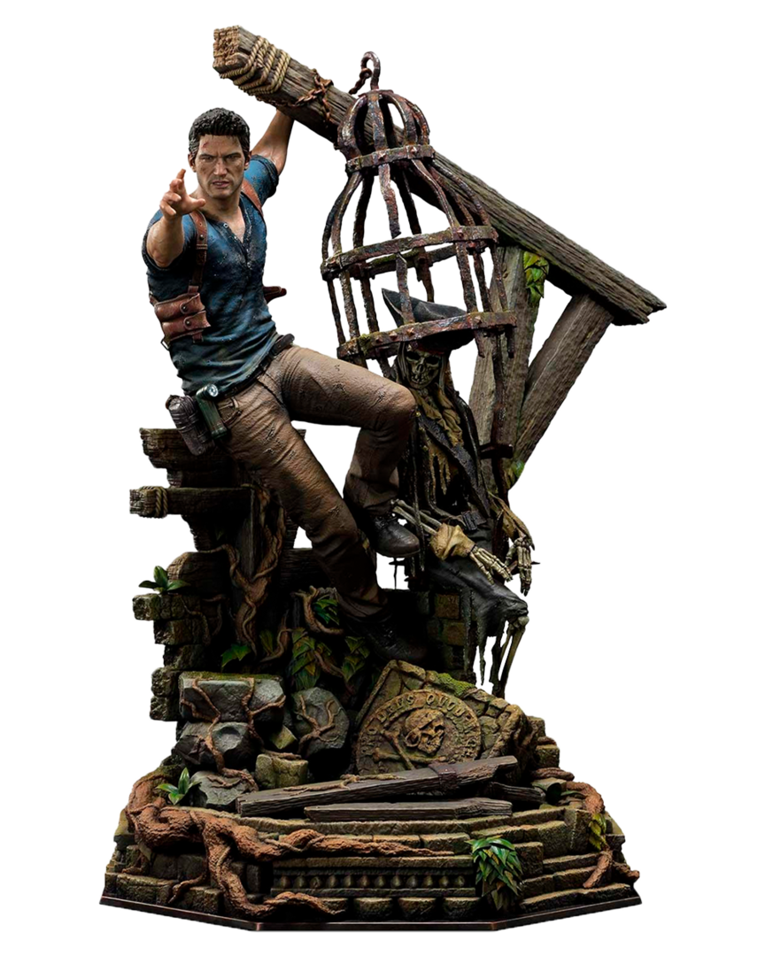 Estatua nathan drake uncharted 4 edición deluxe 69 cm